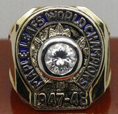 1948 NHL Championship Rings Toronto Maple Leafs Stanley Cup Ring