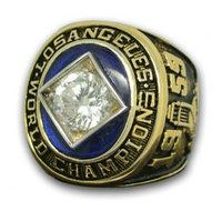 1959 MLB Championship Rings Los Angeles Dodgers World Series Ring