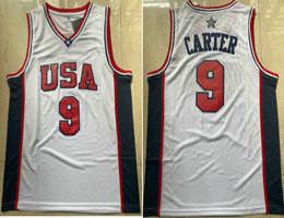 2000 Sydney USA Dream Teams #9 Vince Carter White Basketball Jersey