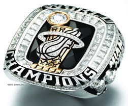 2012 Miami Heat World Champions Rings