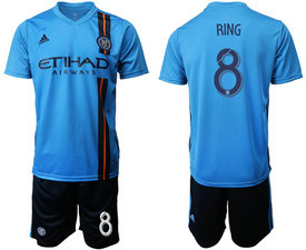 2019-20 New York City FC #8 Ring Home Soccer Club Jersey
