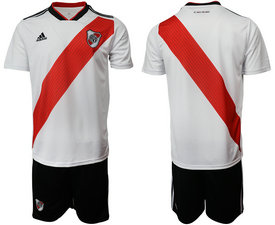 2019-20 River Plate Blank Home Soccer Club Jersey