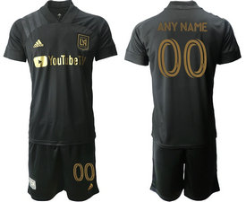 2020-21 Los Angeles FC Any Name Black Home Soccer Club Jersey