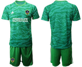 2020-21 Los Angeles Galaxy Green goalkeeper Soccer Club Jerseys