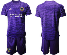 2020-21 Los Angeles Galaxy purple goalkeeper Soccer Club Jersey