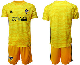 2020-21 Los Angeles Galaxy yellow goalkeeper Soccer Club Jerseys