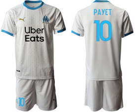 2020-21 Marseilles #10 PAYET home Soccer Club Jersey