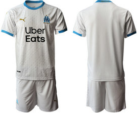 2020-21 Marseilles Blank home Soccer Club Jersey