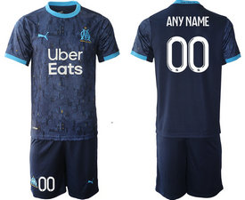 2020-21 Marseilles any name Away Soccer Club Jersey