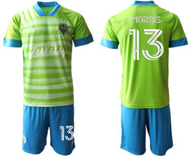 2020-21 Seattle Sounders FC #13 MORRIS Home Soccer Club Jersey