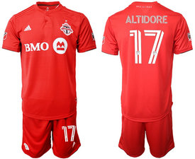 2020-21 Toronto FC #17 ALTIDORE Red Home Soccer Club Jersey