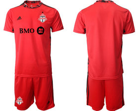 2020-21 Toronto FC Blank Red goalkeeper Soccer Club Jerseys
