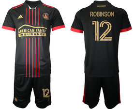 2021-22 Atlanta United FC #12 ROBINSON Home Soccer Club Jersey