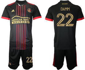 2021-22 Atlanta United FC #22 DAMM Home Soccer Club Jersey