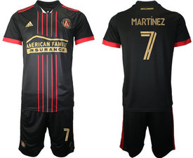 2021-22 Atlanta United FC #7 MARTINEZ Home Soccer Club Jersey