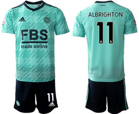 2021-22 Leicester city #11 ALBRIGHTON away Soccer Club Jersey