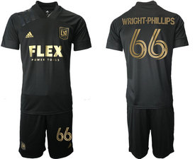 2021-22 Los Angeles FC #66 WRIGHT-PHILLIPS Home Soccer Club Jersey