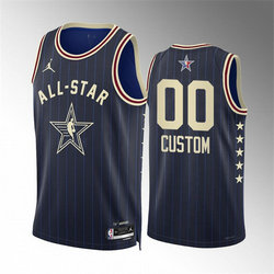 2024 All-Star Active Player Custom Blue Game Swingman Stitched Basketball Jersey