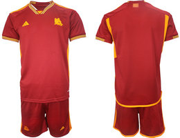 AS Roma 2023-24 Home Soccer Club Jersey