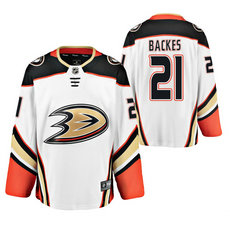 Adidas Anaheim Ducks #21 David Backes White Authentic Stitched NHL jersey