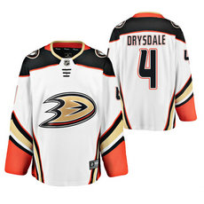 Adidas Anaheim Ducks #4 Jamie Drysdale White 2020 NHL Draft Authentic Stitched NHL jersey