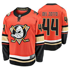Adidas Anaheim Ducks #44 Michael Del Zotto Orange Authentic Stitched NHL jersey