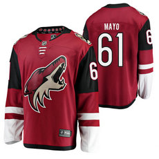 Adidas Arizona Coyotes #61 Dysin Mayo Red Home Authentic Stitched NHL Jersey