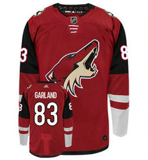 Adidas Arizona Coyotes #83 Conor Garland Red Home Authentic Stitched NHL Jersey