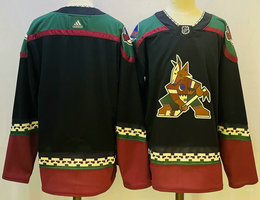 Adidas Arizona Coyotes Blank Black Authentic Stitched NHL Jersey