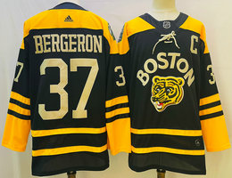 Adidas Boston Bruins #37 Patrice Bergeron 2022-23 Winter Classic Authentic Stitched NHL jersey