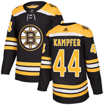 Adidas Boston Bruins #44 Steven Kampfer Black Home Authentic Stitched NHL Jersey