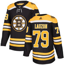 Adidas Boston Bruins #79 Jeremy Lauzon Black Home Authentic Stitched NHL Jersey