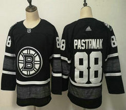 Adidas Boston Bruins #88 David Pastrnak Black 2019 NHL All Star Authentic Stitched NHL jersey