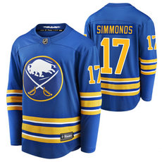Adidas Buffalo Sabres #17 Wayne Simmonds Royal 2020-21 Home Authentic Stitched NHL Jersey