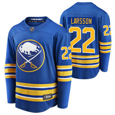 Adidas Buffalo Sabres #22 Johan Larsson Royal 2020-21 Home Authentic Stitched NHL Jersey