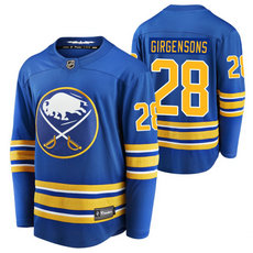 Adidas Buffalo Sabres #28 Zemgus Girgensons Royal 2020-21 Home Authentic Stitched NHL Jersey