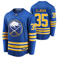 Adidas Buffalo Sabres #35 Linus Ullmark Royal 2020-21 Home Authentic Stitched NHL Jersey