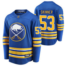 Adidas Buffalo Sabres #53 Jeff Skinner Royal 2020-21 Home Authentic Stitched NHL Jersey