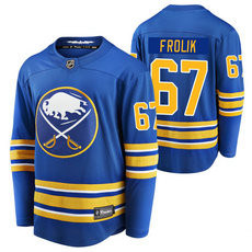 Adidas Buffalo Sabres #67 Michael Frolik Royal 2020-21 Home Authentic Stitched NHL Jersey