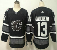 Adidas Calgary Flames #13 Johnny Gaudreau Black 2019 NHL All Star Authentic Stitched NHL jersey