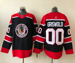 Adidas Chicago Blackhawks #00 Clark Griswold 2021 Reverse Retro Authentic Stitched NHL Jersey