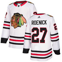 Adidas Chicago Blackhawks #27 Jeremy RoenickRed White Authentic Stitched NHL Jersey