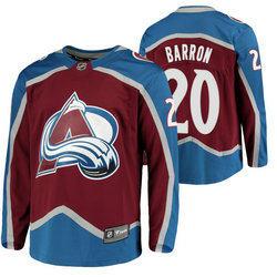 Adidas Colorado Avalanche #20 Justin Barron Red 2020 NHL Draft Authentic Stitched NHL jersey