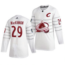 Adidas Colorado Avalanche #29 Nathan MacKinnon White 2020 NHL All-Star Game Jersey