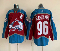Adidas Colorado Avalanche #96 Mikko Rantanen Red A patch Authentic Stitched NHL Jersey