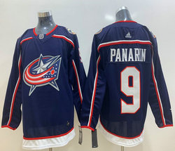 Adidas Columbus Blue Jackets #9 Artemi Panarin Navy Blue Authentic Stitched NHL jersey