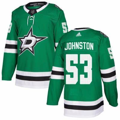 Adidas Dallas Stars #53 Wyatt Johnston Blue Authentic Stitched NHL Jersey