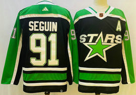 Adidas Dallas Stars #91 Tyler Seguin Green 2022-23 Reverse Retro Authentic Stitched NHL jersey