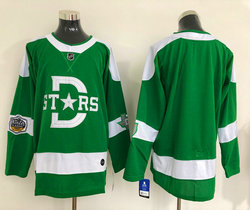 Adidas Dallas Stars Blank Green 2020 Winter Classic Authentic Stitched NHL Jersey