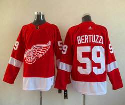 Adidas Detroit Red Wings #59 Tyler Bertuzzi Red Authentic Stitched NHL jersey